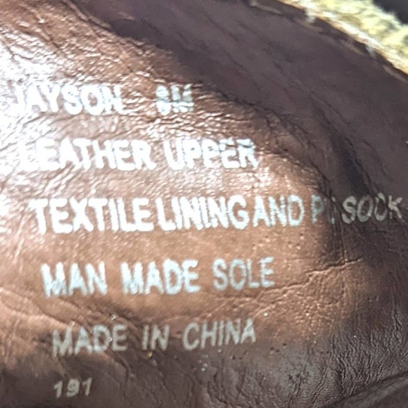 Steve Madden Womens 8 Jayson Olive Green Leather Block Heel Lace Up Ankle Boots - Picture 12 of 12